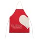 thumbnail image 1 of Delantal de hogar Delantal impermeable con forma de corazón Delantal de servicio Delantal de limpieza de cocina, 1 of 5