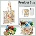 thumbnail image 2 of Summer Tropical Foldable Shopping Bag - Washable & Durable Grocery Tote with Floral Print, 2 of 6