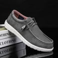 thumbnail image 3 of Men's Casual Loafers Slip On Leather Shoes Lightweight Driving Shoes Male Casual Sneakers Flats Walking Shoes, 3 of 9