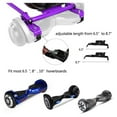 thumbnail image 3 of Hoverboard Go Kart, Hover Cart, Buggy Attachment for 6.5"/8"/10" Hover Boards, Hover Board Accessory to Transform Hover Boards into Go Karts, Purple, 3 of 11