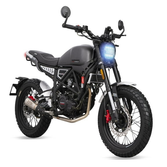 Motocicleta Veloci Dark Thunder Hyper Scrambler  250CC Titanio