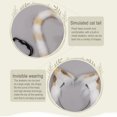 thumbnail image 3 of Animal Party Cat Tiger Costume Cat Ear Tail 80CM Fox Tail Niños Navidad Halloween Adepaton BST2000709-3, 3 of 5