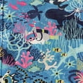 thumbnail image 5 of Yiume Men's Hawaiian Shirt Fish & Turtle Shirt Short Sleeve Button-down Summer Beach Shirts Blue, 5 of 11