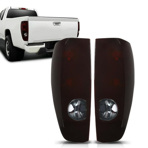 CROSSDESIGN Tail Lights Brake Lamps Fit for Chevy Colorado 2004-2012/GMC Canyon 2004-2012/ Isuzu i280 i350 2006/Isuzu i290 i370 2007-2008