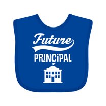Inktastic Future School Principal Boys or Girls Baby Bib
