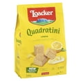 thumbnail image 1 of Loacker Quadratini Wafer Lemon Bite Size Baked Cookies 250GR, 1 of 3