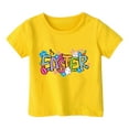 thumbnail image 2 of Piuwrlz Kid Short Sleeve Sweatshirt Girls T-Shirts Yellow Size 11 Years, 2 of 4