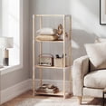 thumbnail image 2 of Gymax 2PCS 4-Tier Bookshelf w/Open Shelves Freestanding Storage Organizer for Home, 2 of 10