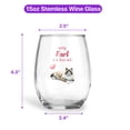 thumbnail image 5 of Every Fart is Love Note Ragdoll Guilty Face Happy Valentine's 15oz Stemless Wine Glass Mug Cat Lover Kitten Owner Gifts Idea Wine Glasses Cup - 01016, 5 of 5