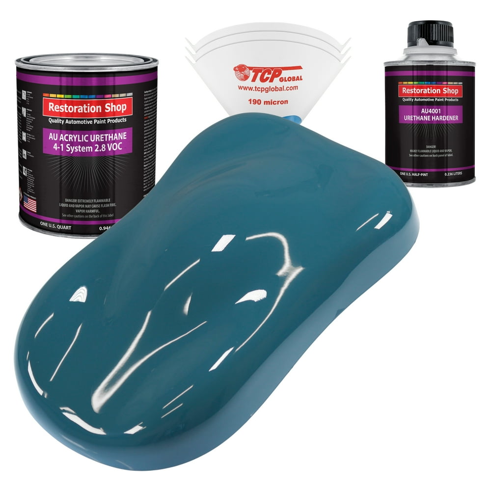 Restoration Shop Medium Blue Acrylic Urethane Auto Paint Complete Quart