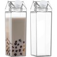 thumbnail image 1 of Milk Carton Bottle - 1000ml Milk Carton Water Bottle | Square Bottle Container | Square Milk Bottle | Square Milk Carton Bottle | Square Bottle Container For Juice, Milk, Water, 1 of 1