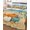 Teal, Terracotta, Cream, Ocean Blue, variant on Quilt King Size Bedding Set, Fall Coastal Pumpkins Reversible Summer Quilt 3 Pieces, Thanksgiving Ocean Beach Waves Leaf Lightweight Bedspreads Coverlets with 2 Pillow Shams for All Seasons