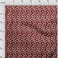 thumbnail image 2 of oneOone Tissu Polyester Lycra Rouge Foncé Matériel de Robe Fleur Artistique Tissu Imprimé Tissu au Mètre 56 Pouces de Large, 2 of 4