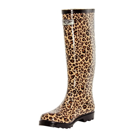 Forever Young - Women Rubber Rain Boots with Cotton Lining, Jaguar ...