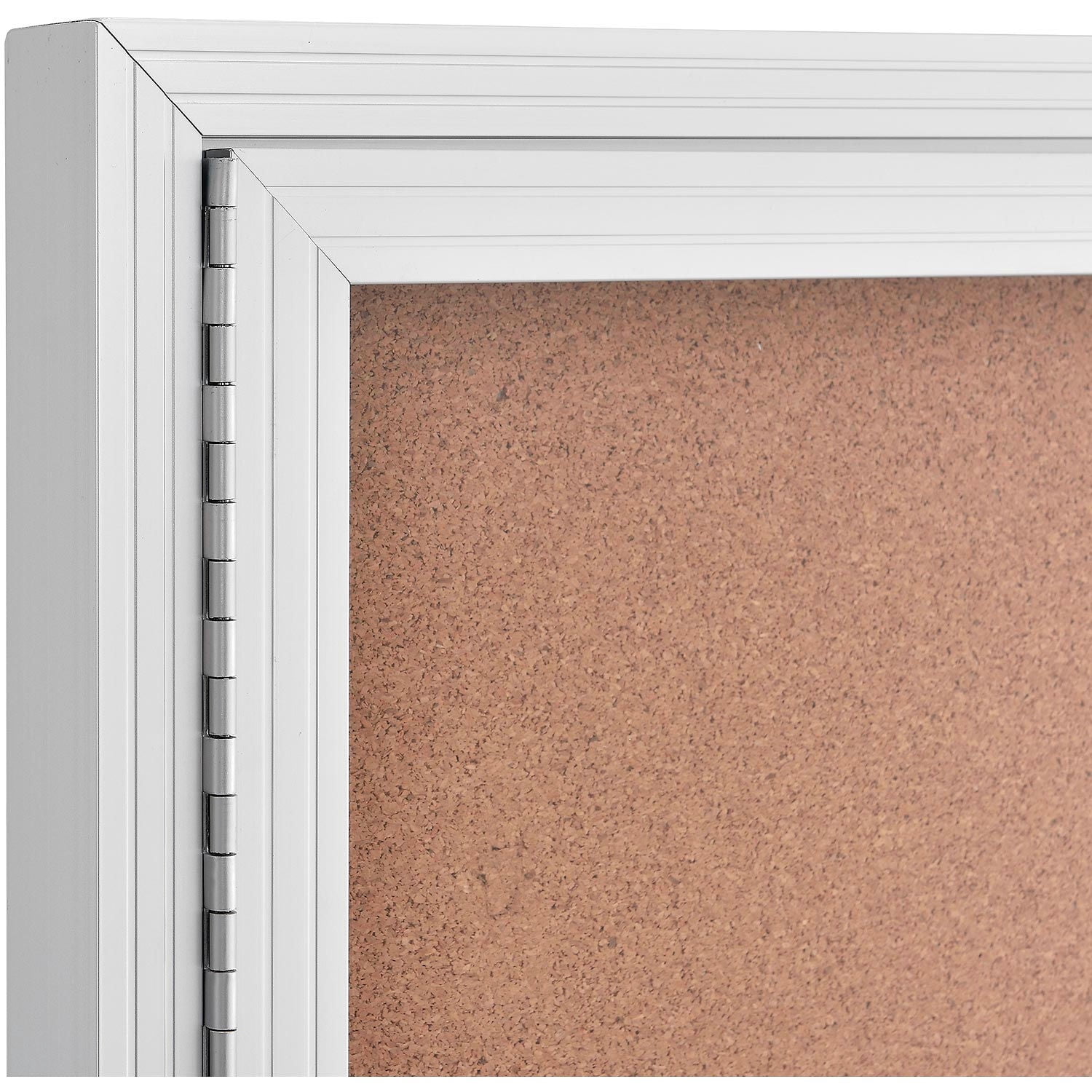 Global Industrial Enclosed Cork Bulletin Board - 24""W x 36""H - 1 Door