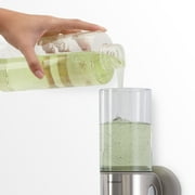 simplehuman Single Wall Mount Shower Pump, Shampoo and Soap Dispenser