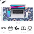thumbnail image 5 of Long Mouse Pads for Desk,DarkBlue Cartoon Dinosaurs Text Pattern Desk Mats on Top Of Desks, Desk Mouse Pad Extra Large with 3mm Non-Slip Base and Stitched Edge for Gaming,Office,Work,Home 35.4"x15.7", 5 of 6