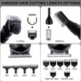 thumbnail image 3 of Kit de aseo Hatteker, recortador de barba 8 en 1, impermeable para hombre, 3 of 6