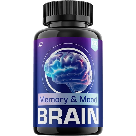 Memory Mood Supplement Capsules – Memory and Mood Natural Blend Memory Focus, 1 Pack, 60 Capsules