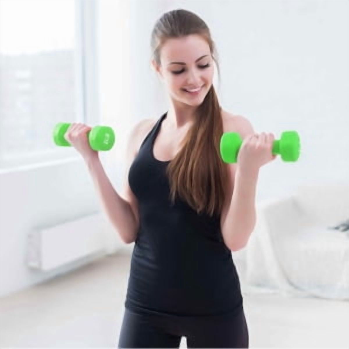 Dumbbell Set with Plastic Case,Neoprene Hexagon  Body Sculpture Weights Set for Men and Women,Idealfor small and large muscle groups