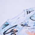 thumbnail image 6 of Random Graffiti Graphic Tees for Men 2026 Summer Casual Short Sleeve Crewneck Hip Hop T Shirts Streetwear, 6 of 7
