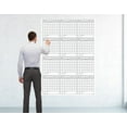 thumbnail image 5 of SwiftGlimpse 48" x 72" Large Jumbo Oversized Erasable Laminated Blank Annual Yearly Wall Calendar Poster, 12 Months, Reusable for Office, Academic or Home, Includes Wet Erase Marker, 5 of 6