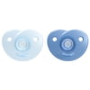 Philips Avent Soothie Heart Pacifier, 3-18 Months, Blue/Light Blue, 2 Pack, SCF099/11
