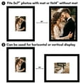 thumbnail image 2 of Americanflat 11x14 Picture Frame for Weddings Baby Showers and More - Black, 2 of 7