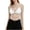 White, variant on Alkepwun Cover Up Womens Sexy Mesh Sheer Long Sleeve Mock Neck T Shirt Casual Floral Lace Soft Breathable Summer Party Evening