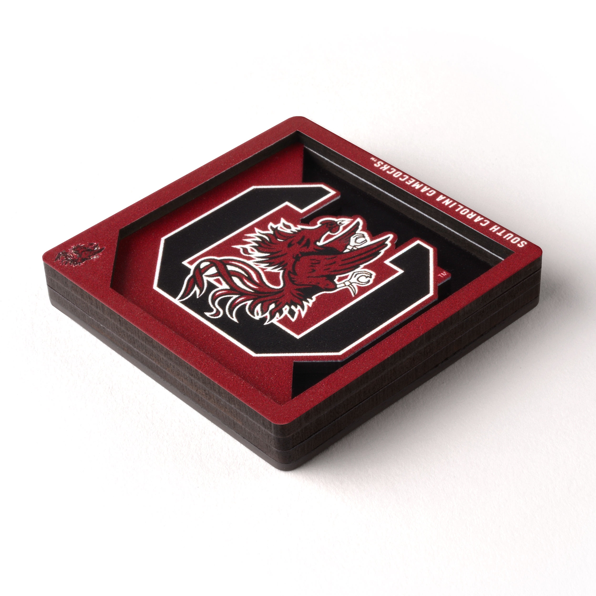 YouTheFan NCAA South Carolina Gamecocks 3D Logo Series Magnet