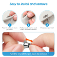 thumbnail image 2 of 120PCS Locking Pin Back Metal Pin Backing, Locking Pin Keeper Clasp for Brooch Enamel Lapel, 2 of 7
