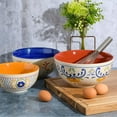 thumbnail image 4 of Laurie Gates Tierra 3 Piece Stoneware Hand Painted Nesting Bowl Set - 3 Assorted Designs, 4 of 5
