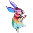 thumbnail image 4 of Figura de conejito de cristal, decoración del año del conejo, estatua del conejo del zodíaco, 4 of 7