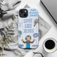 thumbnail image 6 of Curious Monkey Love Like Jesus Christian Quote Phone Case, Religious Protective Cover for iPhone 17 16 15 14 13 12 11 Pro Plus Mini, 6 of 6
