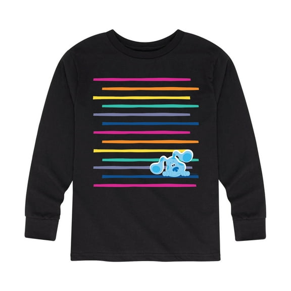 Blue Clues & You! - Rainbow Lines - Toddler And Youth Long Sleeve Graphic T-Shirt