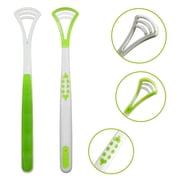 Tongue Brush Cleaner Tongue Scrubber Tongue Scraper Plastic asy to Use for Kids and Adults,Pack of 4
