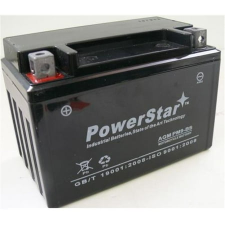 PowerStar PM9-BS-648 PM9-BS Battery Fits Honda 350CC 1985 FL350R (Best Battery For Honda Odyssey)