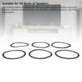 thumbnail image 3 of Juntas de Sellado de Altavoces, Altavoz de Altavoz de Espuma Eva A Prueba de Polvo de 130 mm 10 piezas de 10 piezas para altavoces para el automóvil para accesorios de reparación, 3 of 7