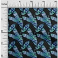 thumbnail image 2 of oneOone Tissu Coton Bleu Moyen Feuilles Matériel de Robe Tissu Imprimé Tissu au Mètre 56 Pouces de Large-Ac, 2 of 5