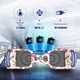 thumbnail image 3 of HOVERSTAR Bluetooth Hoverboard, LBW12A Color cromado o monopatín eléctrico de piel impresa con ruedas intermitentes LED, 3 of 5