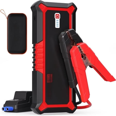 GP4000 Jump Starter 4000A Peak Car Starter (All Gas,up to 10.0L Diesel Engine) SuperSafe 12V Lithium Jump Box,Auto Battery Booster Pack,Portable Power Bank with USB Quick Charge and Type C Port