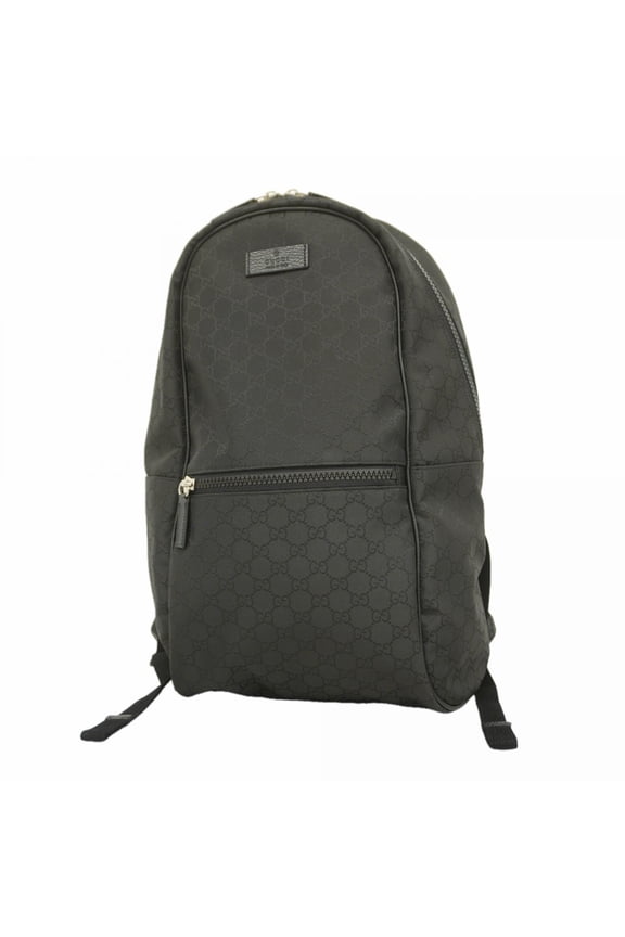 Pre-Owned Gucci Backpack/Daypack GG Nylon 449181 Black Men's/Women's