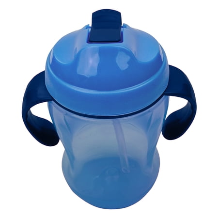 Sippy Cup Straw Transition First Year Spill Proof Lid Easy Grip Removable Handle Leak Proof Silicone Lock Straw Exultimate