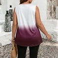 thumbnail image 4 of Wensltd Plus Size Tank Tops for Women U Neck Lace Sleeveless Blouse Loose Casual Tunic, 4 of 6