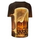 thumbnail image 5 of Tops Cortos para Mujeres, Oktoberfest Casual Impreso Cuello Redondo Manga Corta Camiseta Top Hecho de Poliéster para la Primavera Verano Uso Diario, Camisetas Casuales de Mujer, 5 of 5