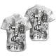 thumbnail image 5 of Camisas hawaianas Aloha con diseño de Jesús y león para hombre y mujer, camisas playeras frescas de manga corta con solapa, camisas florales, blusas casuales cruzadas de calle, 5 of 5