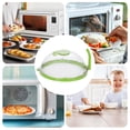 thumbnail image 4 of Microwave Splatter Cover for Food, Upgraded Microwave Cover with Water Steamer, Integrated Handle, Plate Covers, Splatter Guard, Cookware Lid, House Essentials for Gift, 10 Inch, 4 of 7