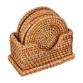 thumbnail image 1 of Posavasos trenzado Cateissary para bebidas 6 pack/lote Teteras Estilo 3 Diámetro 8cm, 1 of 6