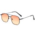 thumbnail image 1 of Gafas de sol de moda, gafas de sol personalizadas de doble haz para tiro callejero, hechas de metal, 1 of 5
