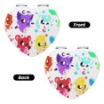 thumbnail image 2 of Zufioo Miroirs de Maquillage de Poche Portables, Miroir de Beauté Pliable Grossissant Adapté pour Portefeuille Sac à Main pour Femmes-Forme de Cœur, 2 of 9